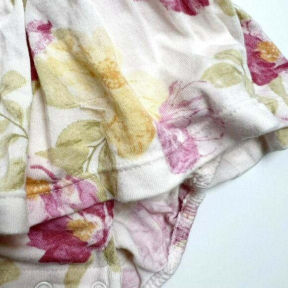 Angel Dear Smocked Camellia Skirted Bubble Romper - Picture 3 of 5